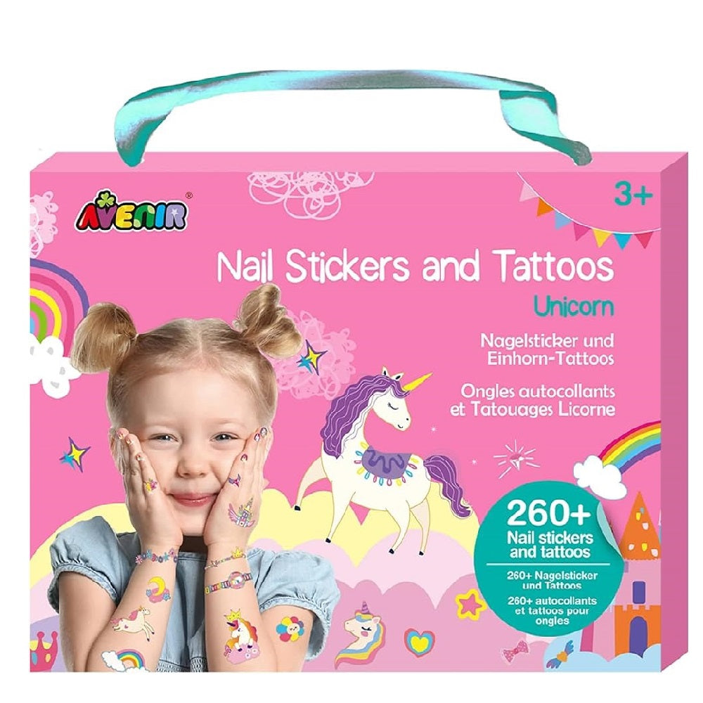 Avenir - Nail Stickers and Tattoos - Unicorns
