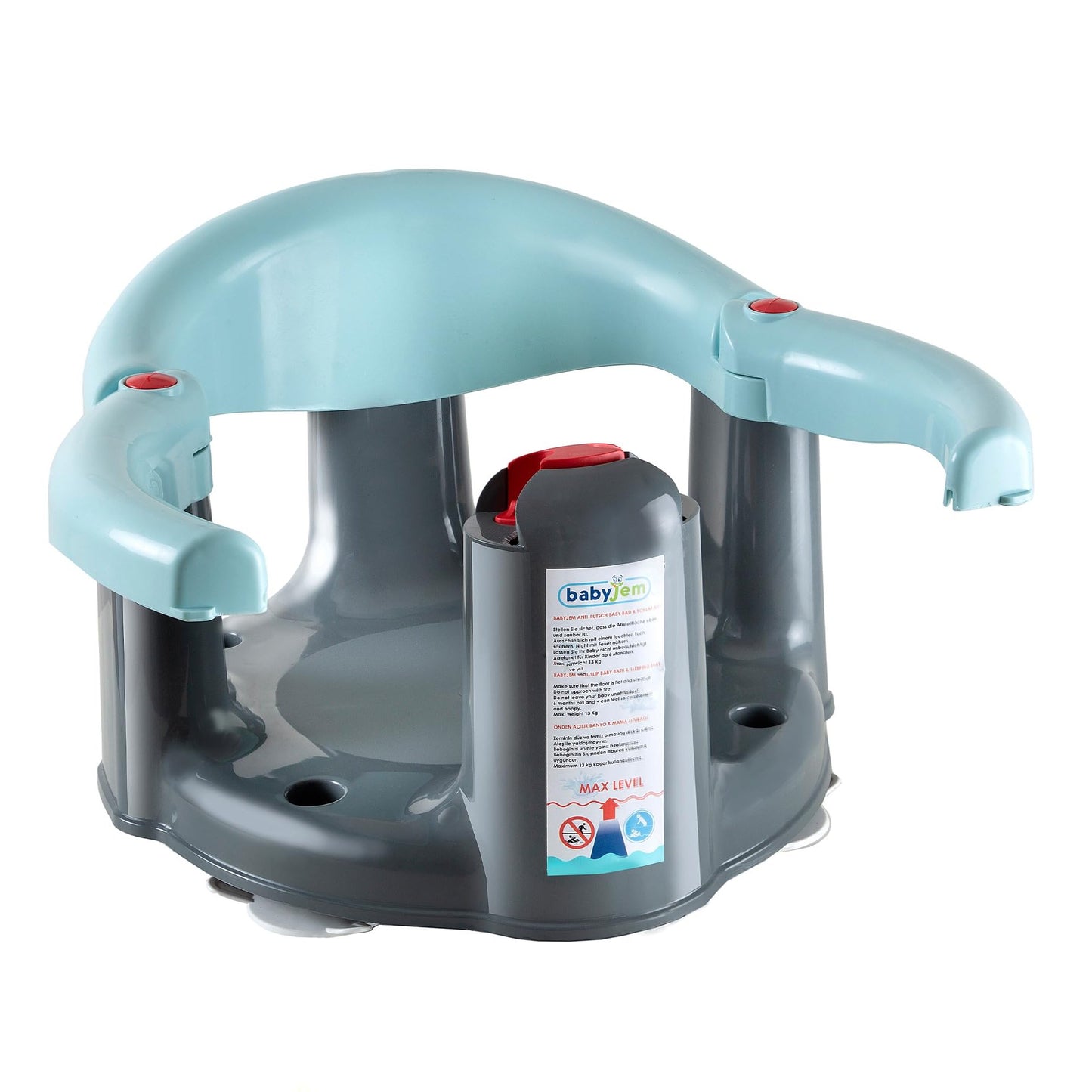 Babyjem - Anti-Slip Baby Bath & Feeding Seat - 6+ Months - Blue