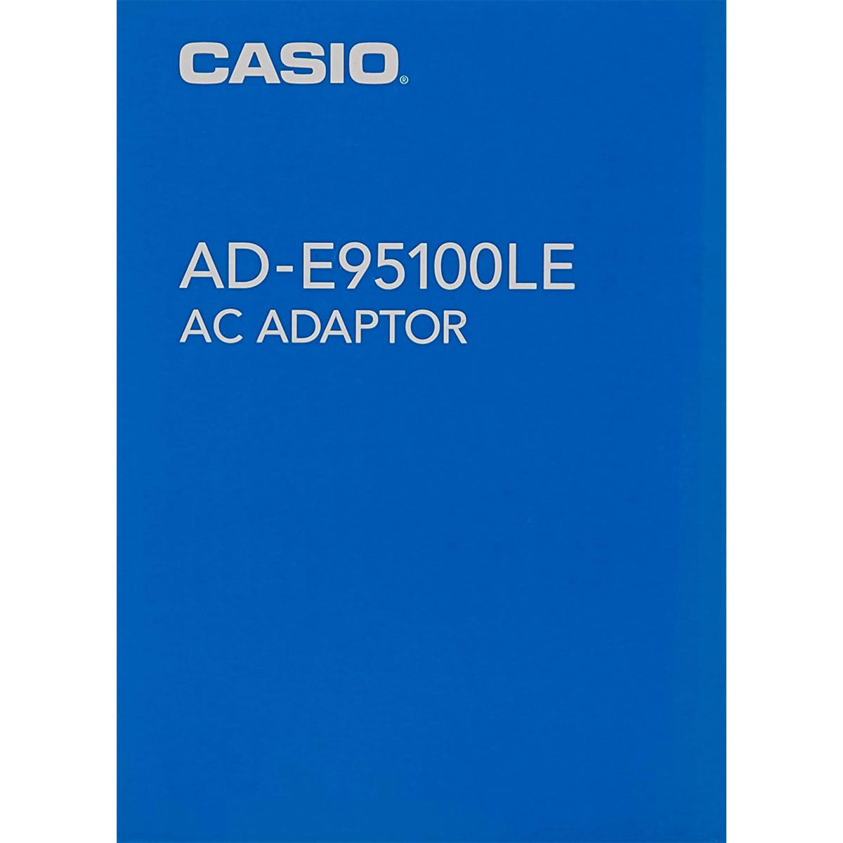 Casio Adapter - ADE95100 LE UK 3 Pin Power Supply AC Adapter - Black