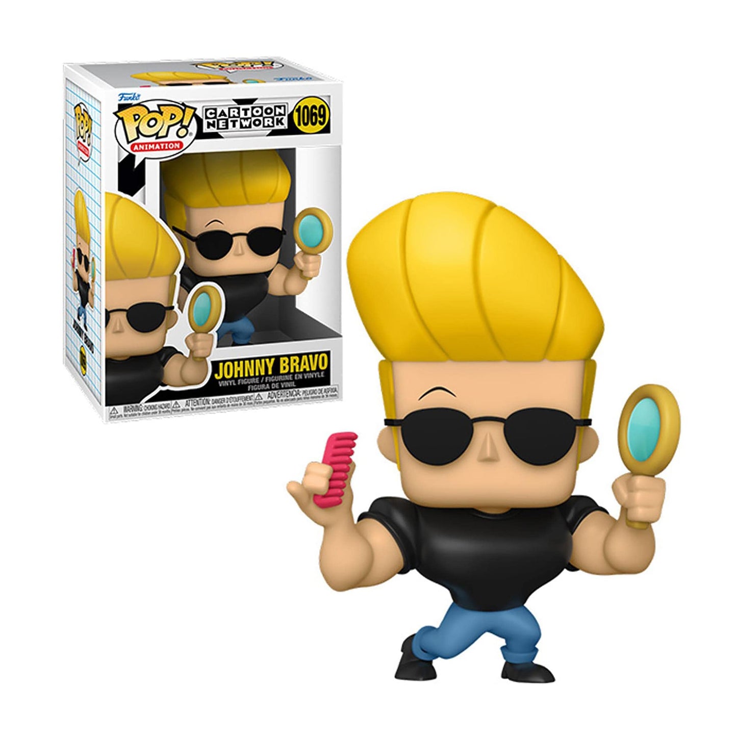 Pop! Animation: Johnny Bravo - Johnny w/Mirror & Comb