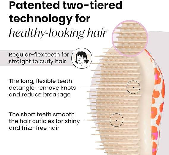 Tangle Teezer Original Mini- Printed Orange Multi