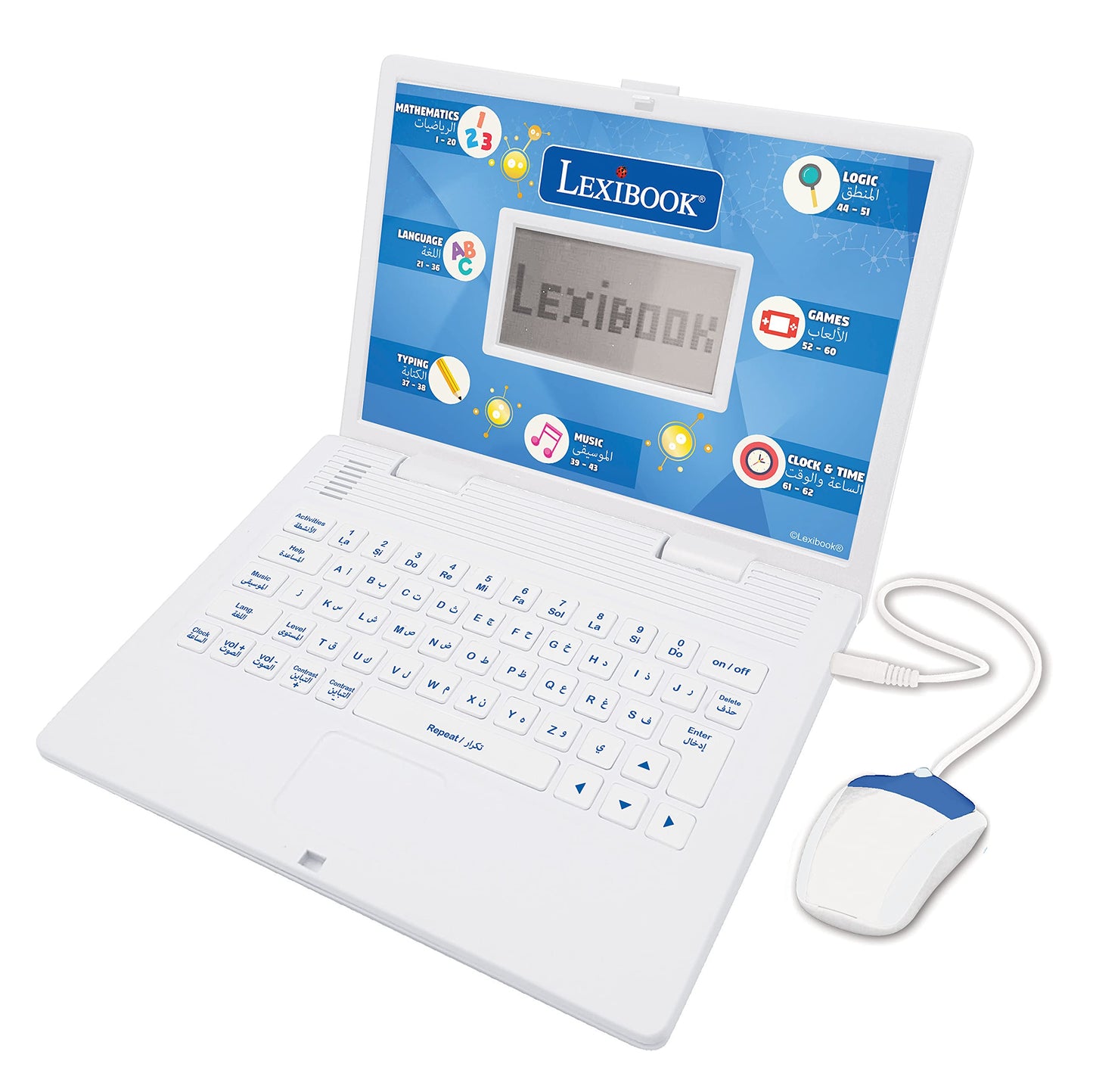 Lexibook - Bilingual Educational Laptop Arabic/English