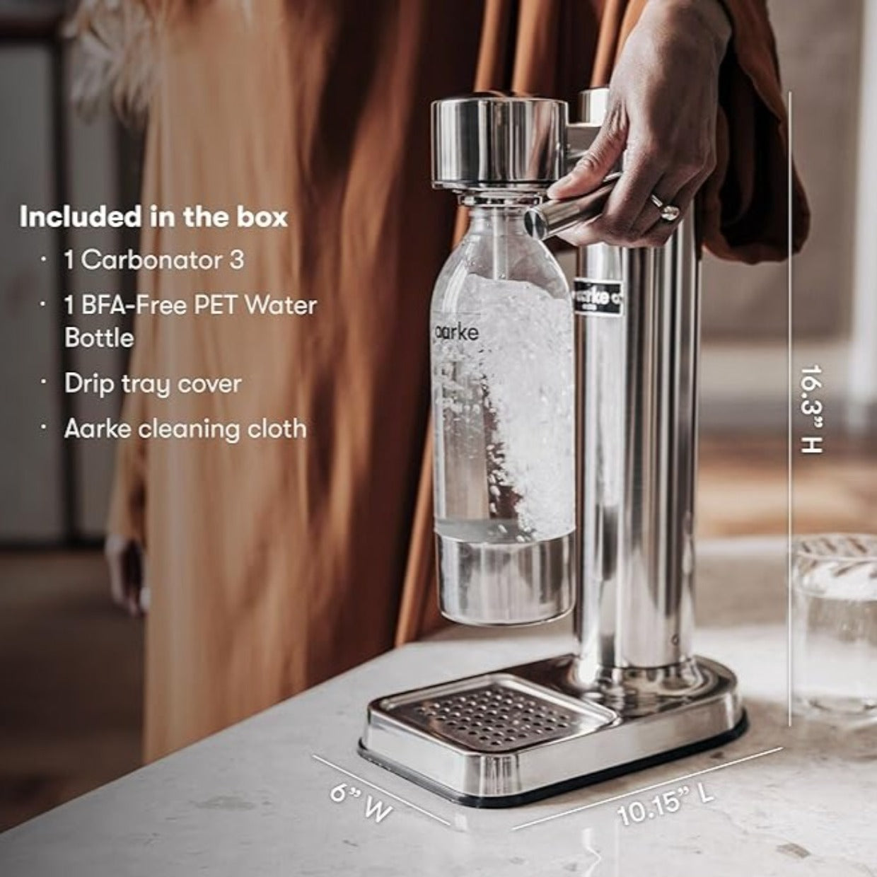 أركي كاربونيتور 3 بريميوم سيلفر ستيل