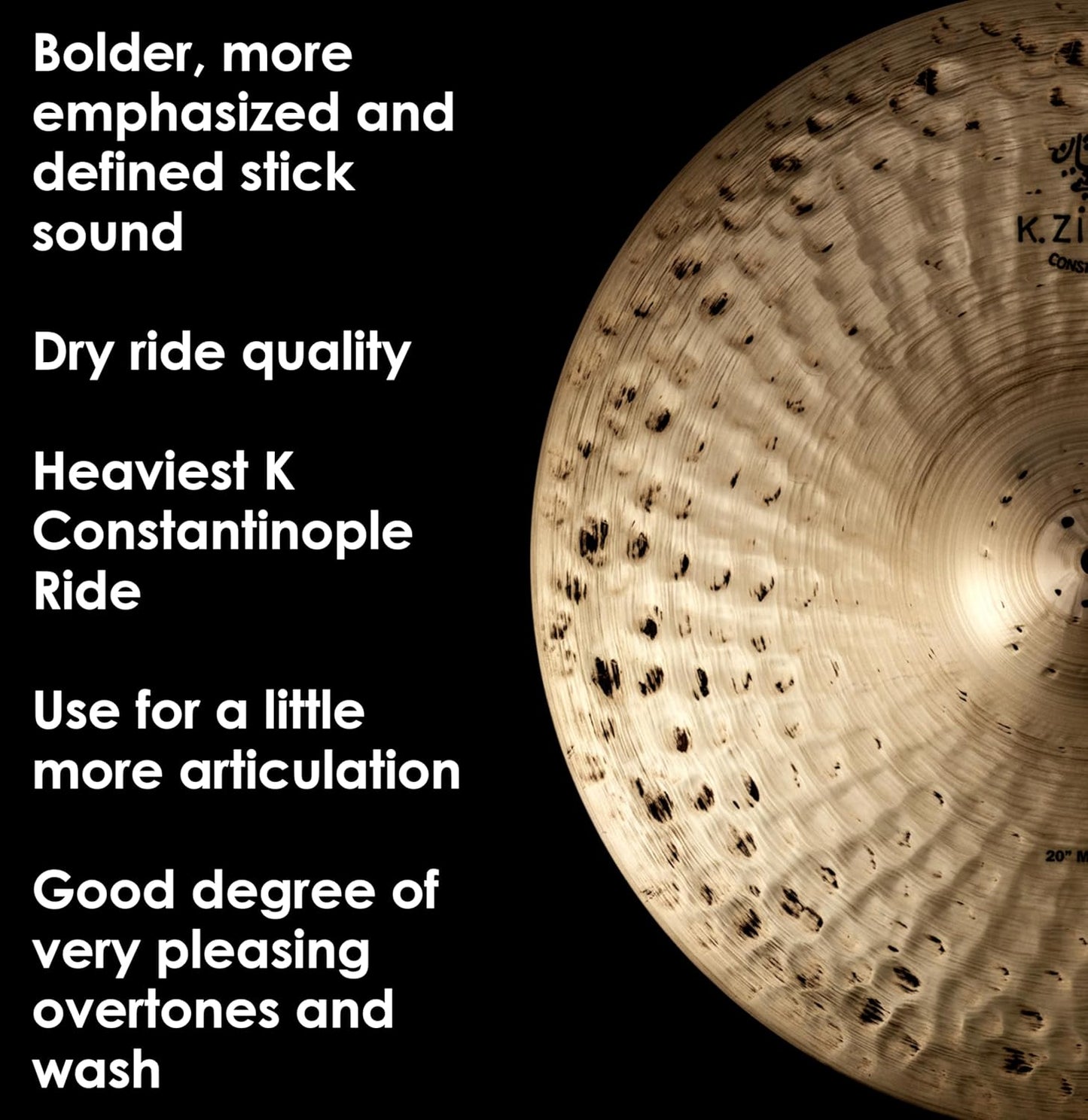 Zildjian 20" K Constantinople M Ride