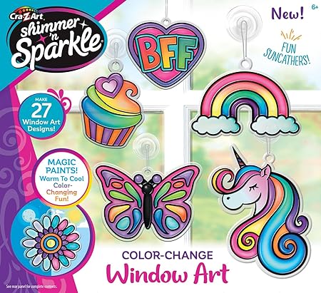 CRA-Z-ART - Shimmer 'N Sparkle Colour Changing Window Art