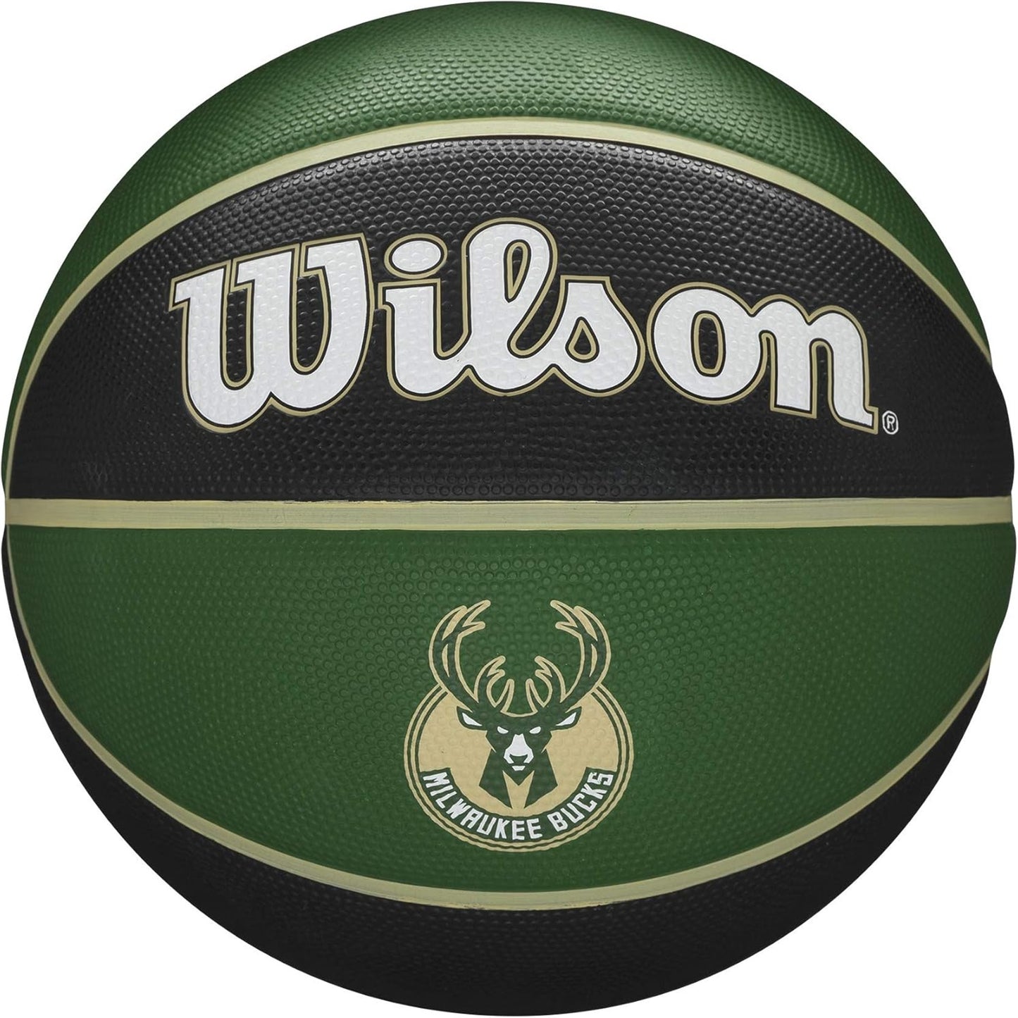 Wilson Nba Team Tribute Milwaukee Bucks Basketball - Green/Black
