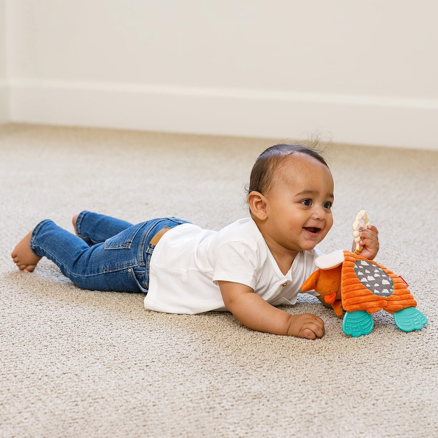 Infantino Go Gaga Cuddly Teether - Fox