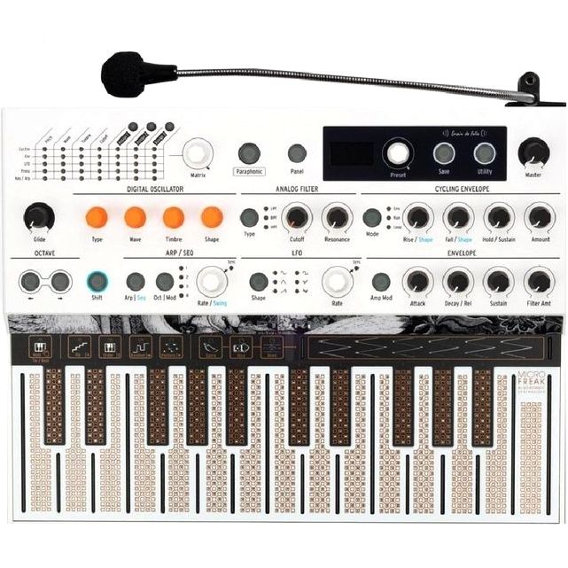 Arturia Microfreak Vocoder Analog Synthesizer - White