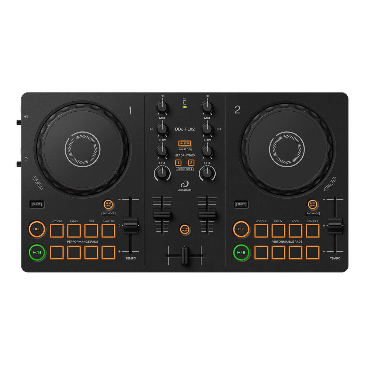 Arturia AlphaTheta DDJ-FLX2 Compact 2-channel DJ controller