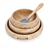 Once Upon a Dua - My First Breakfast Set (4pc Bamboo Set) - Stone Blue