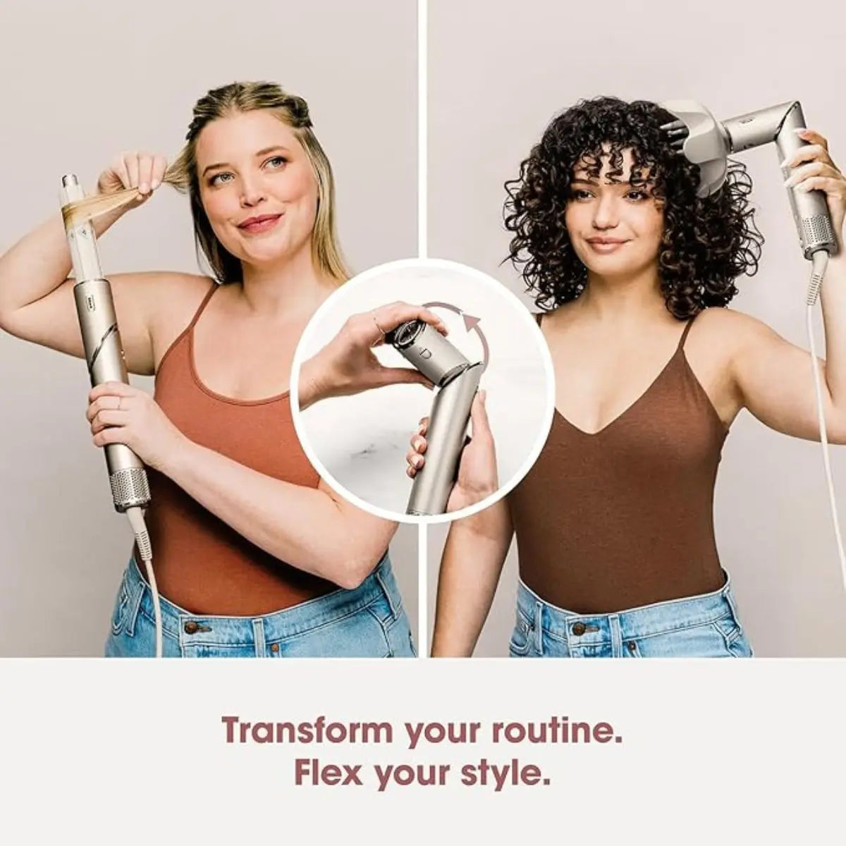 Shark FlexStyle 5-in-1 Air Styler & Hair Dryer - Stone HD441SLME