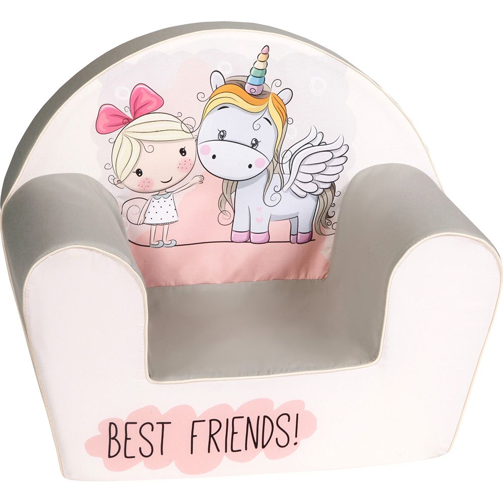 ديلسيت - كرسي بذراعين أفضل الأصدقاء لون أوليفانت