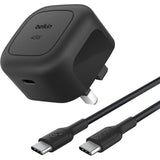 Belkin BoostCharge Compact Wall Charger 45W + USB-C to USB-C Cable Black