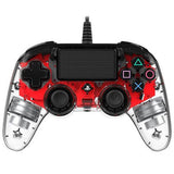 Nacon Wired compact Controller PS4 - Clear Red