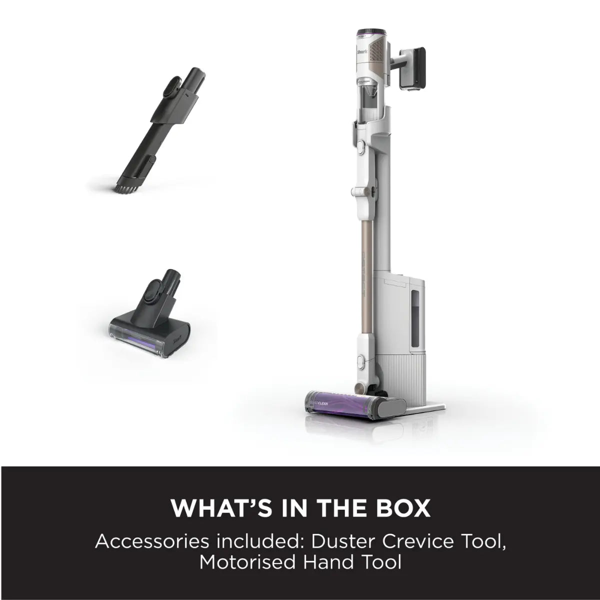 Shark Detect Clean & Empty Cordless Pet Vacuum Cleaner IW4611MET - White/Blue