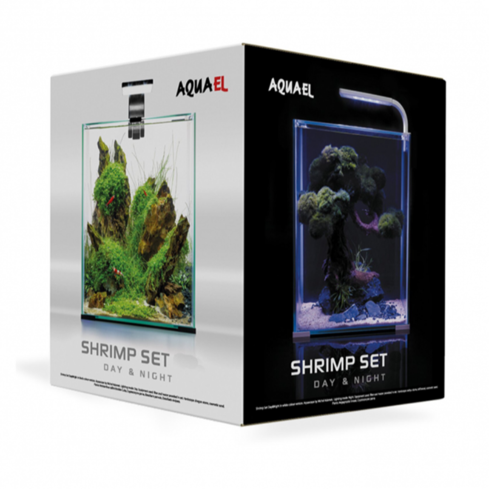 Aquael Shrimp Set Smart Black Day & Night 10L