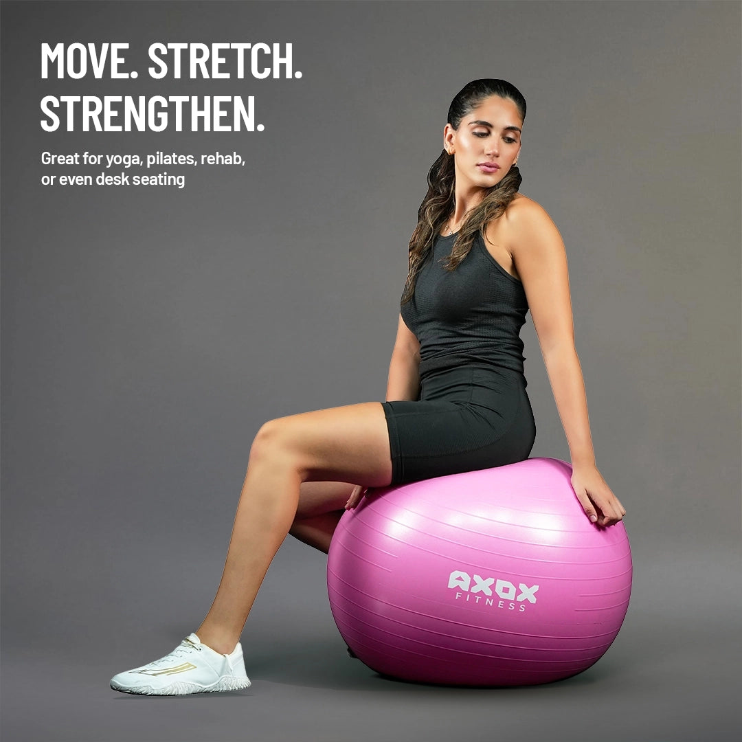 Axox Fitness Anti Burst Gym Ball - 55cm