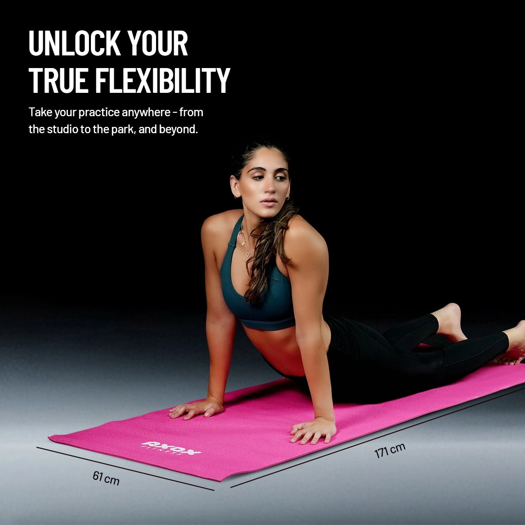 Axox Fitness Yoga/Exercise Mat - 5mm - Pink