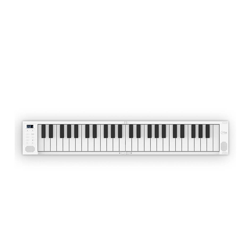 Carry-On 49 Key Folding Piano & Midi Controller, White Finish