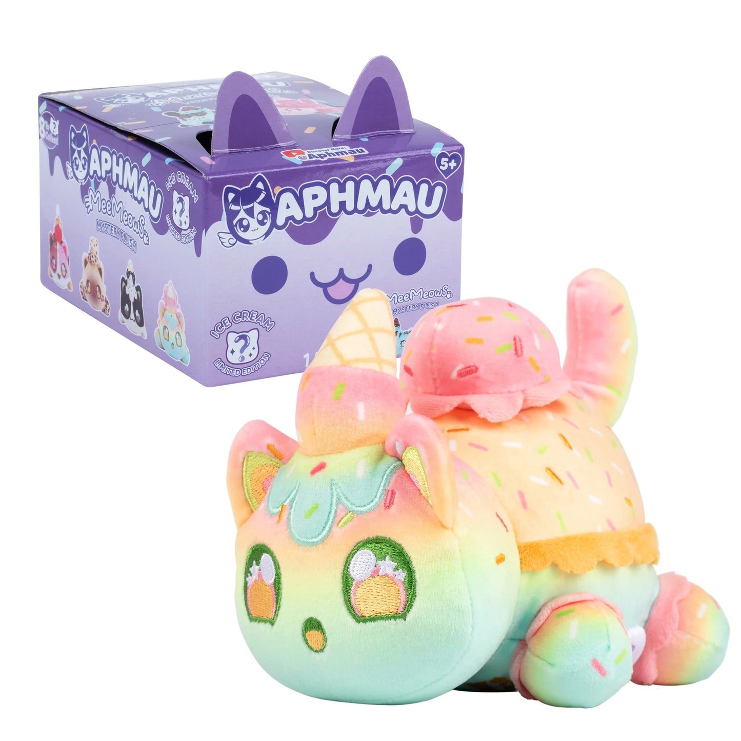 Aphmau Mystery MeeMeow Plush Ice Cream 6inch