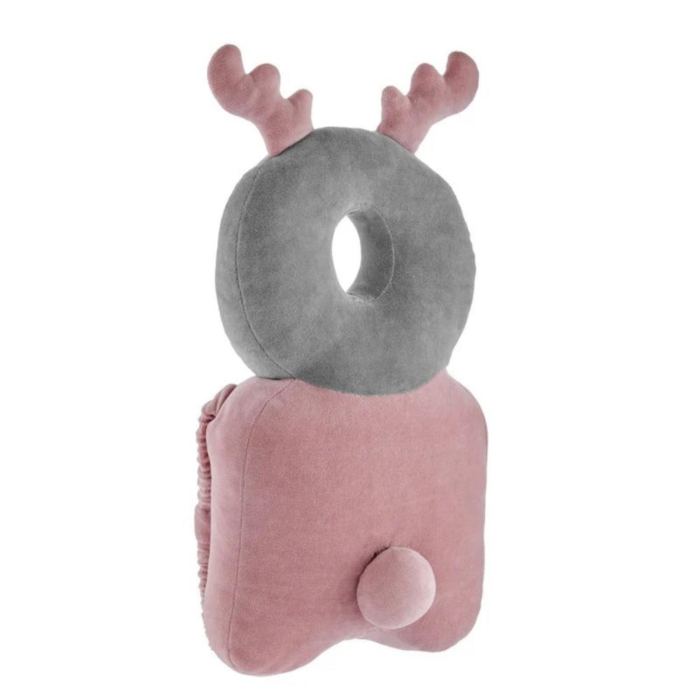 بيبي جيم - وسادة حماية على شكل جناح الملاك - من عمر 0 إلى 6 أشهر - رمادي/وردي