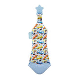 Babyjem - Baby Teething Scarf & Tie - 3+ Months - Blue/Red
