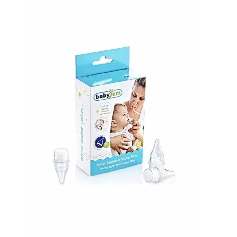 Babyjem - Nasal Aspirator for Babies - 0-3 Months - Transparent