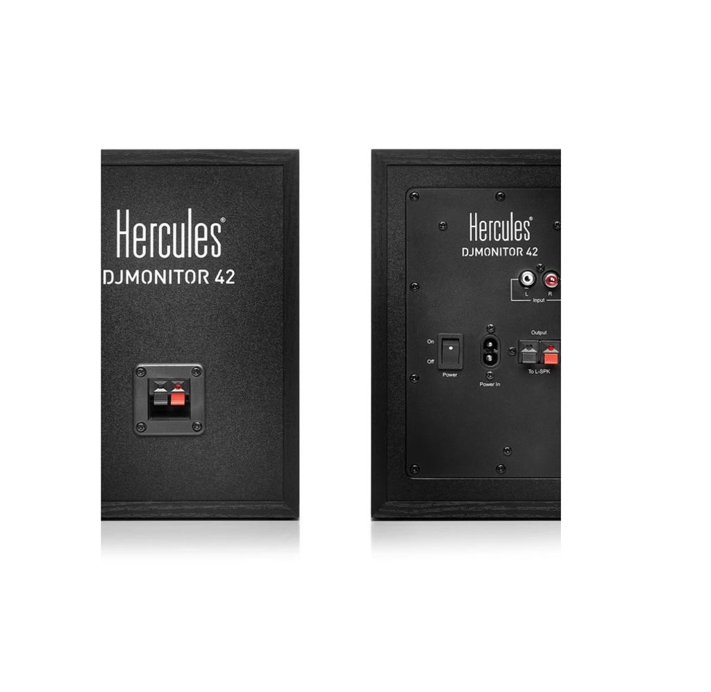 Hercules DJMonitor 42 - 2 x 20 watts RMS active monitoring speakers