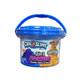 CraZSlimy - Crazslimy 2-in-1 Slimy Sand Combo Bucket