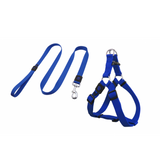 Doco 4Feet Signature Step In Harness & Nylon Leash Navy Blue Medium