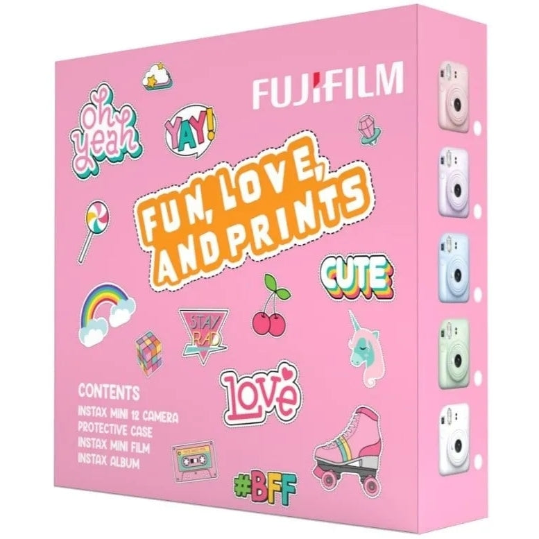 Fujifilm INSTAX MINI 12 Gift Box - Pink
