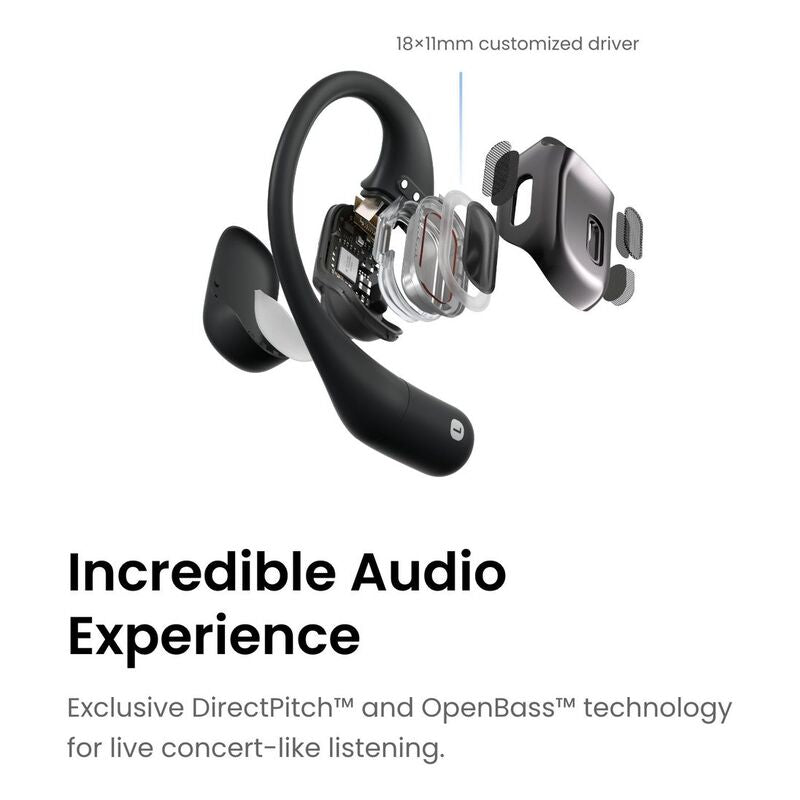 SHOKZ OPENFIT True Wireless Earphones - Black