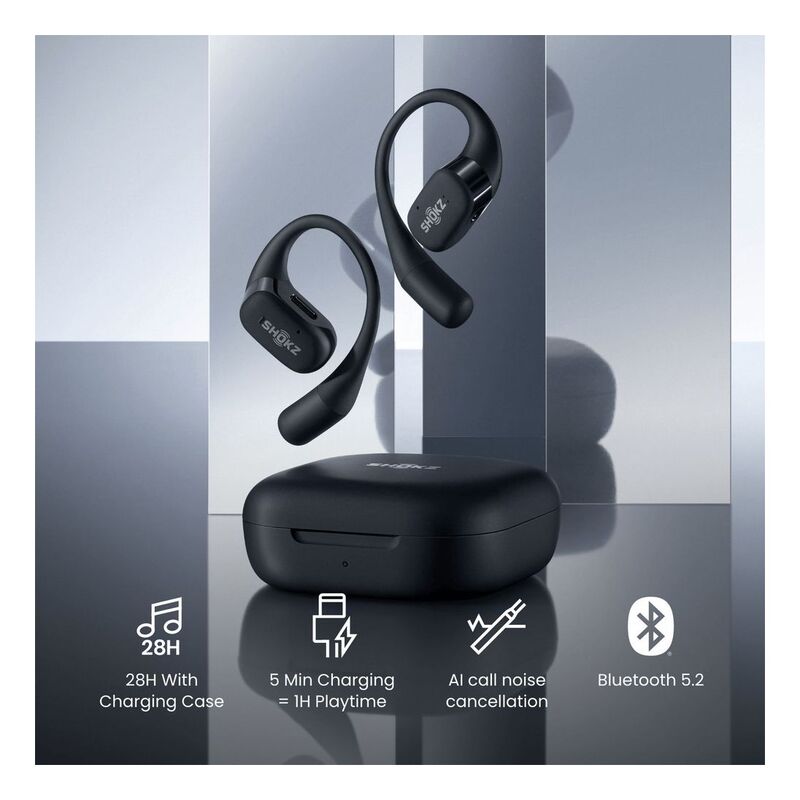 SHOKZ OPENFIT True Wireless Earphones - Black