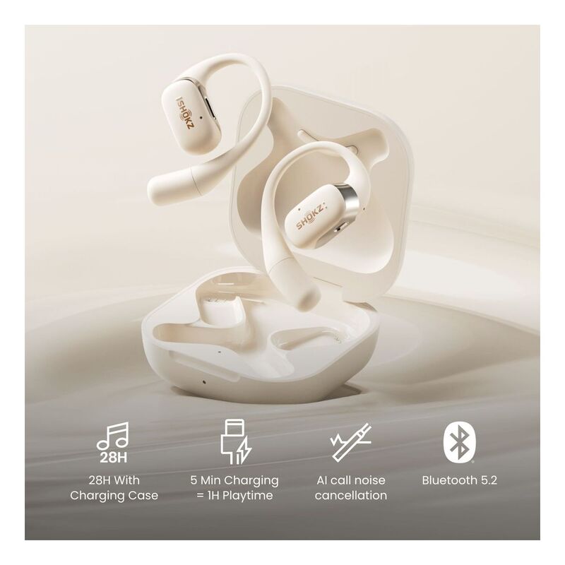 SHOKZ OPENFIT True Wireless Earphones - Beige