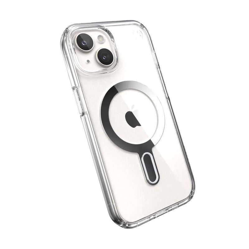 Speck Presidio Perfect-Clear Magsafe with Clicklock iPhone 15 Case - Clear