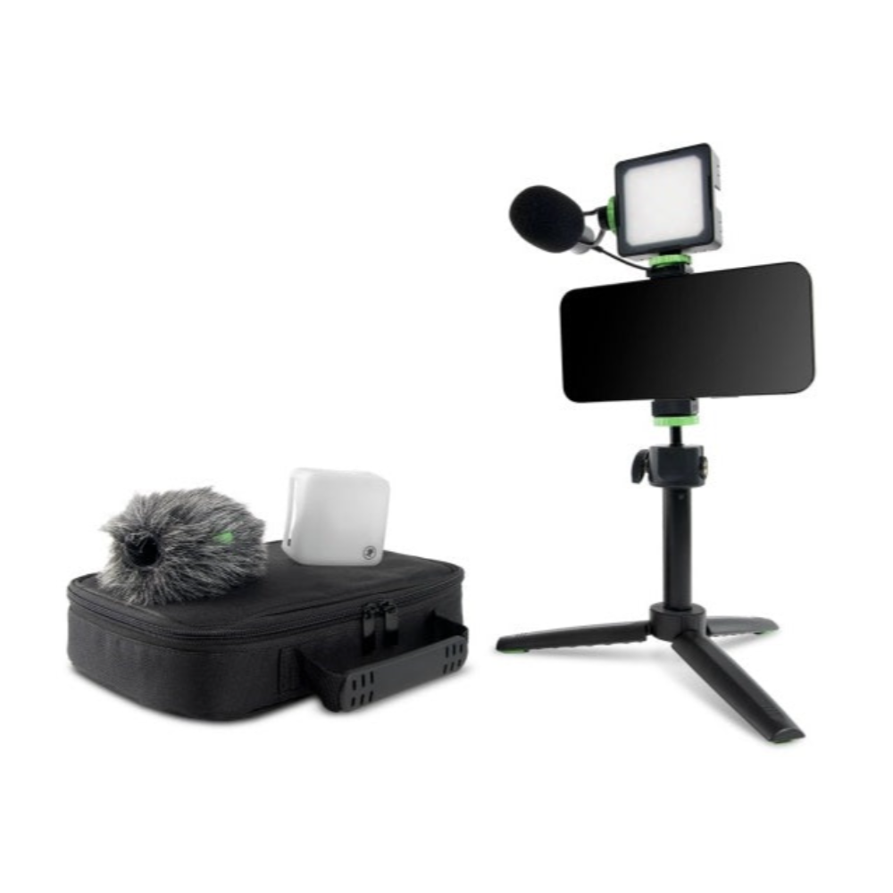 Mackie - EM-93MK Phone/Camera Microphone & LED Light Kit