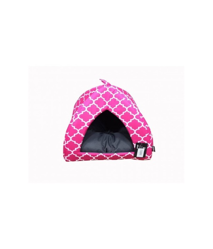 Empets Igloo House With Cushion Modern, Printed Pink