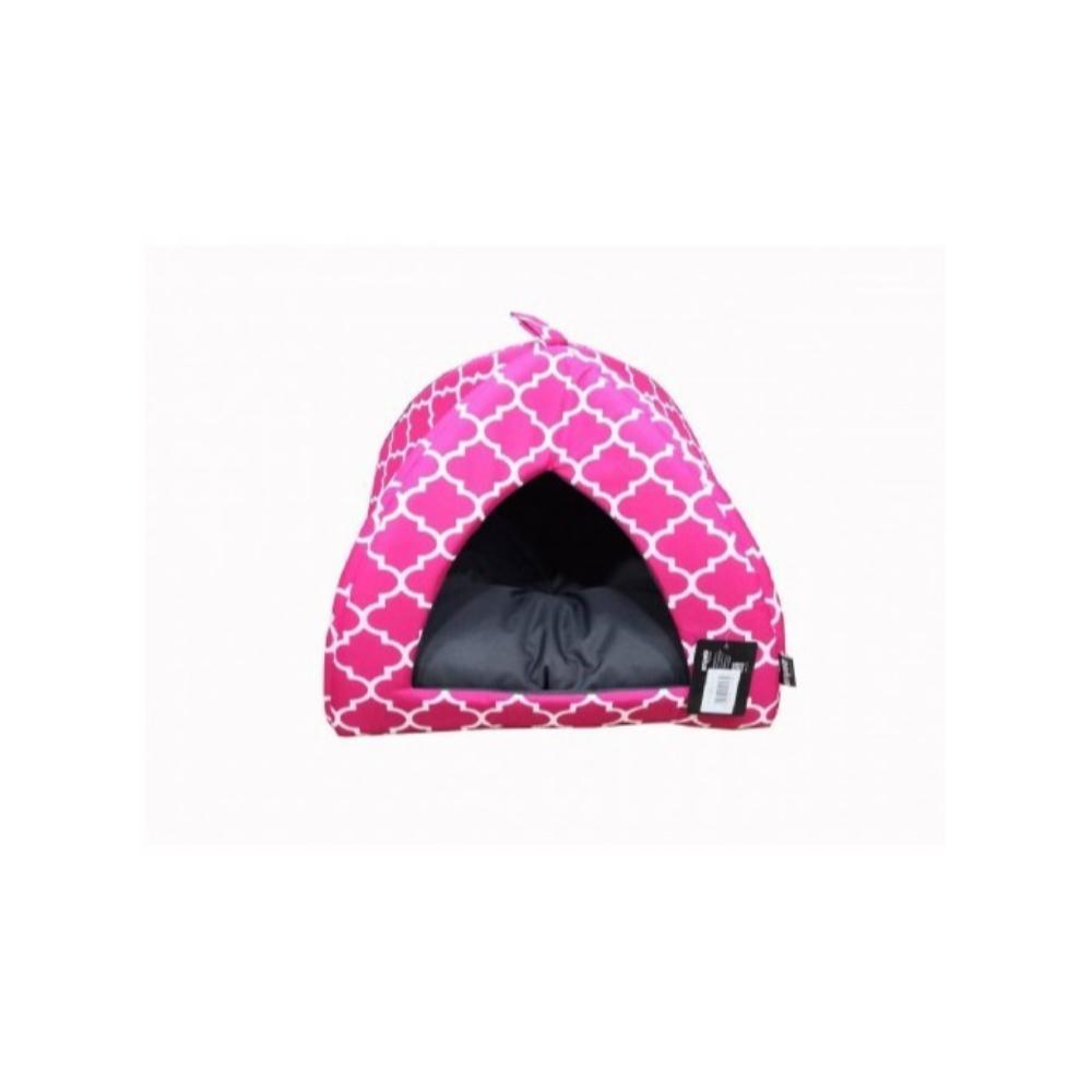 Empets Igloo House With Cushion Modern, Printed Pink