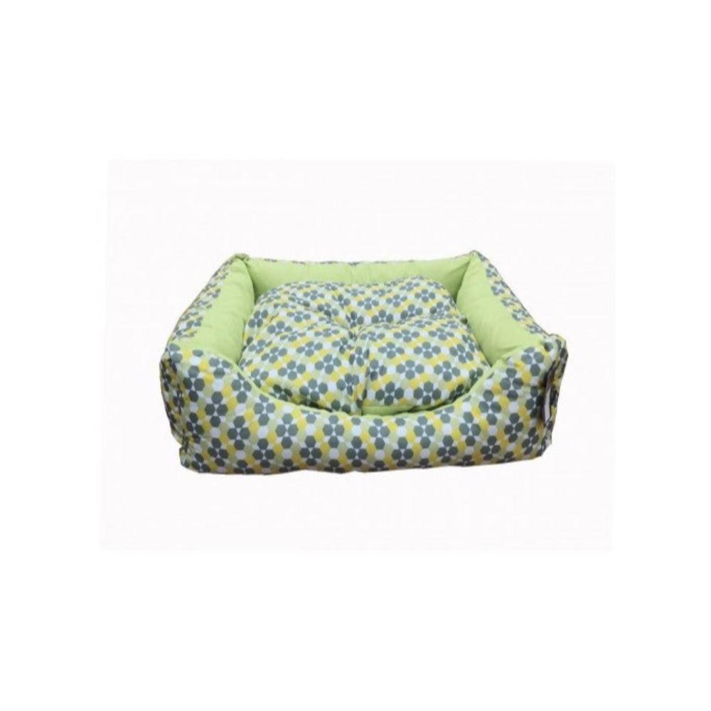 Empets Couch Bed Modern, Printed Green