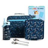 Eazy Kids - Jumbo Bento Lunch Box Set with Insulated Lunch Bag
