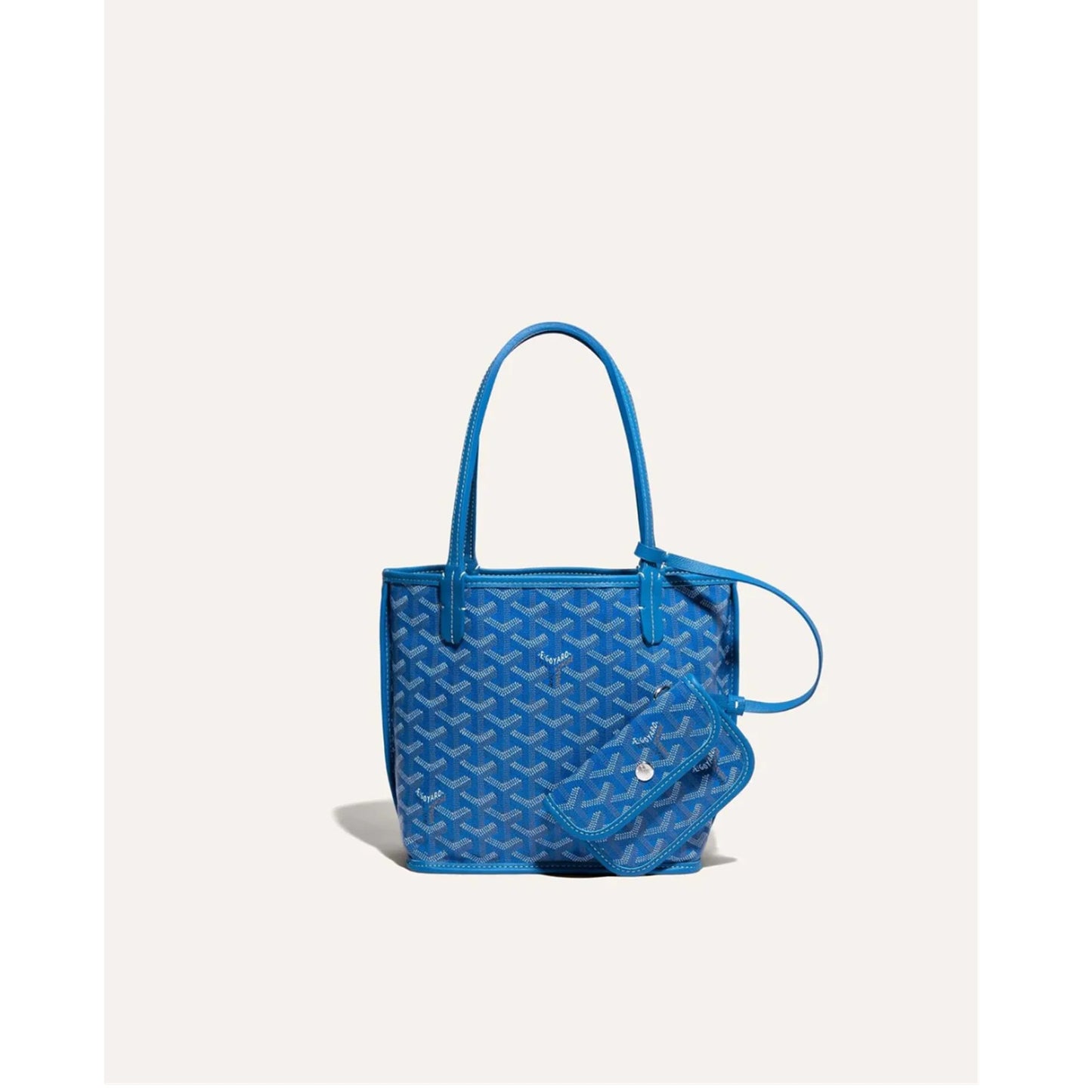 Goyard Mini Anjou Tote "Sky Blue"