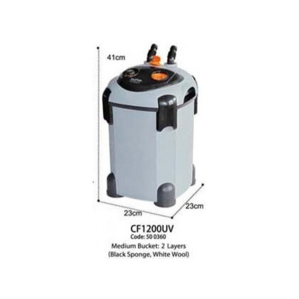 KW Zone Dophin Canister Filter With UV