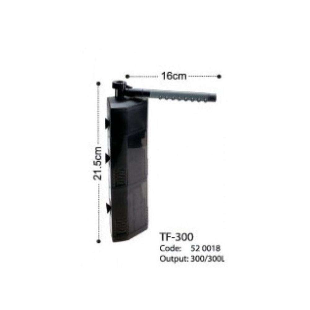 KW Zone Dophin Aquarium Triangle Internal Filter With Rainbar