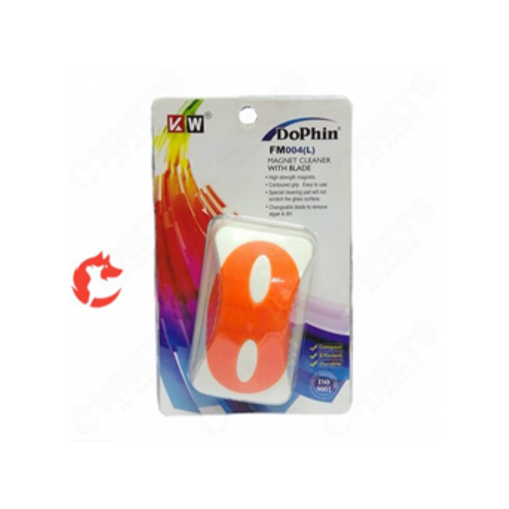 KW Zone Dophin Floating Magnetic Cleaner (With Blade) FM004-L