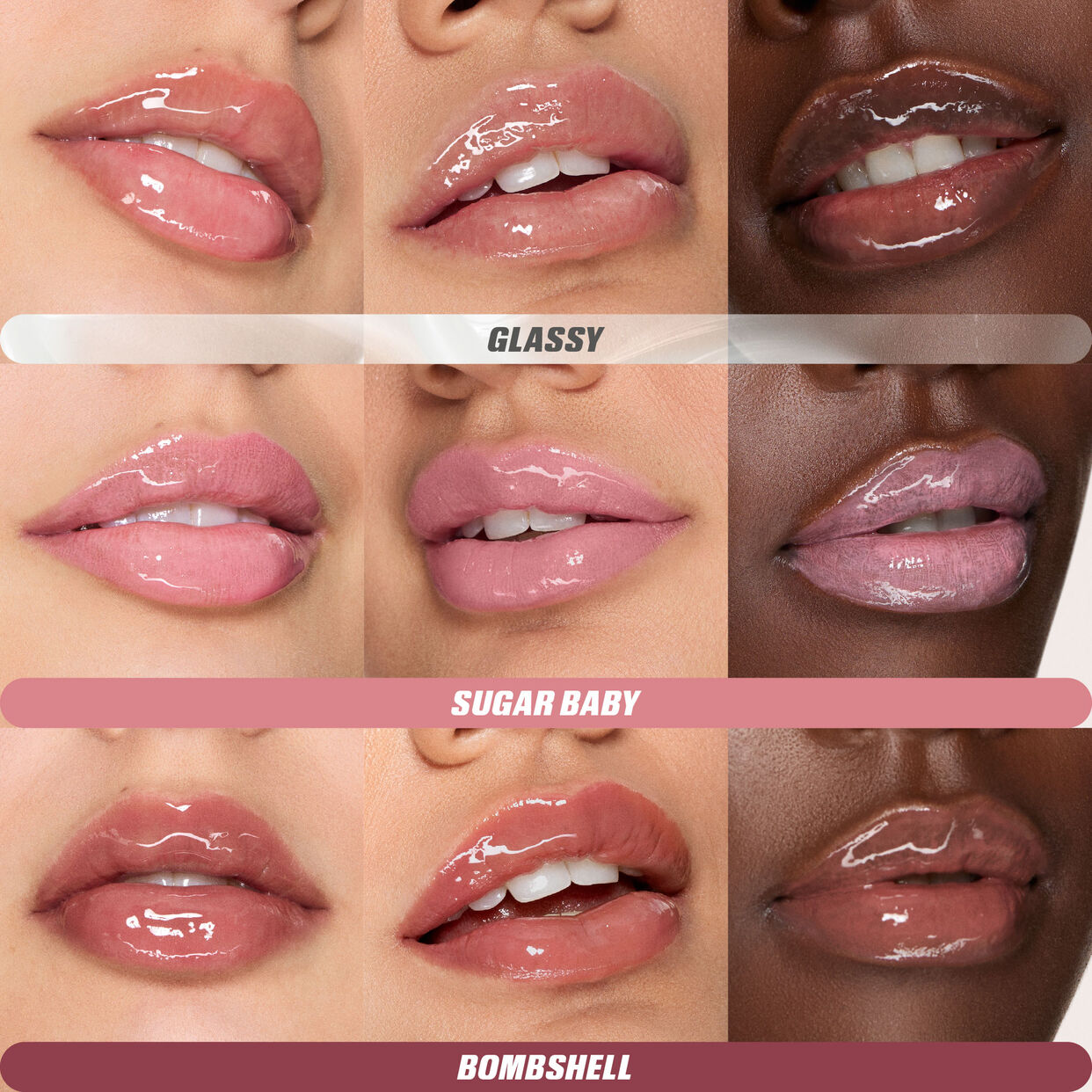 Huda Beauty Glossiest Gloss Trio Mini Kit