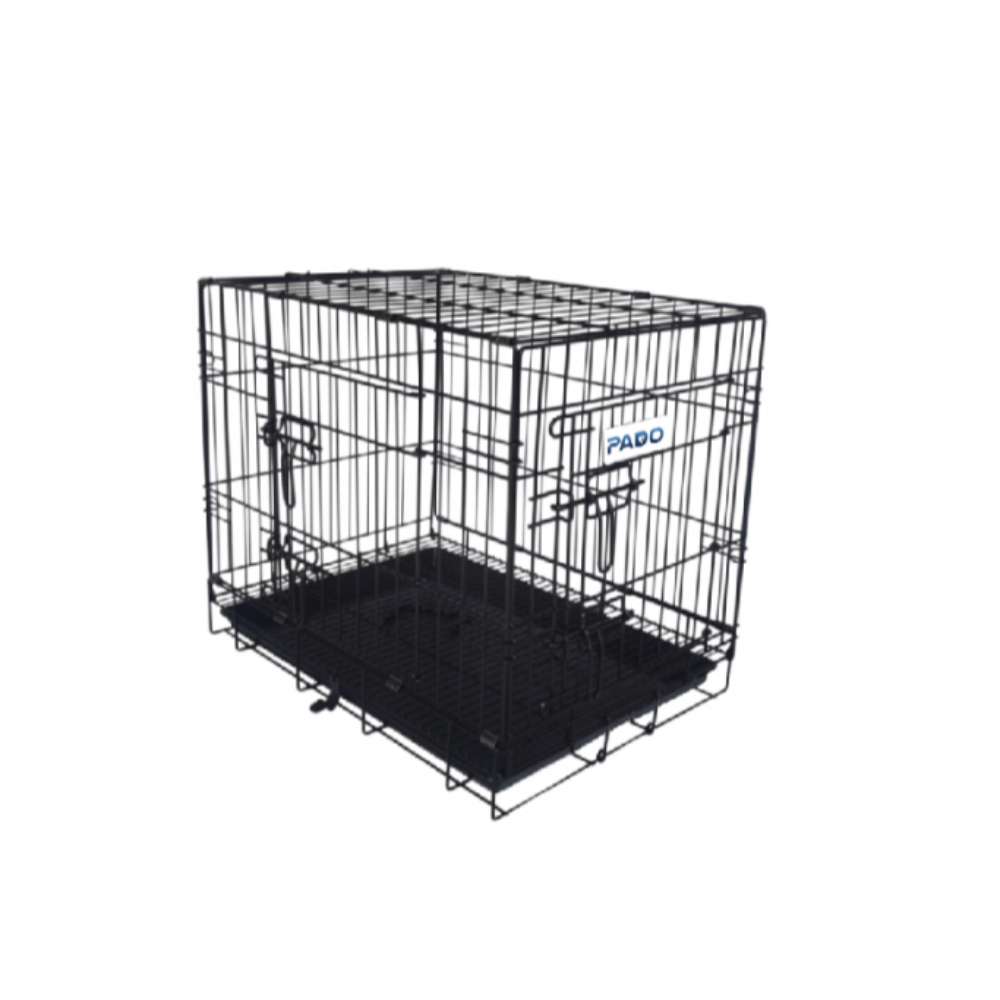 Pado Double Door Dog Crate With Mesh Floor