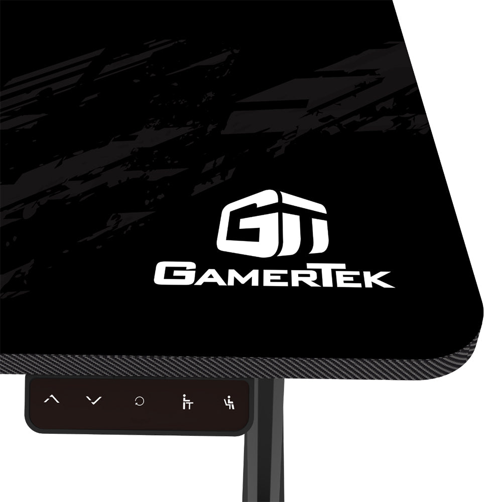 GamerTek GT-Elevate X Gaming Desk - White & Black Size: 140x60cm