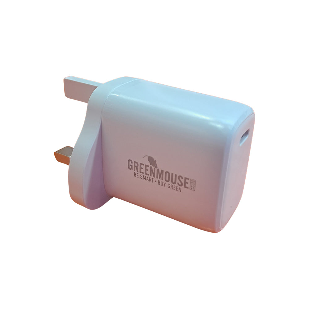 Greenmouse UK Wall Charger 20W USB-C - White