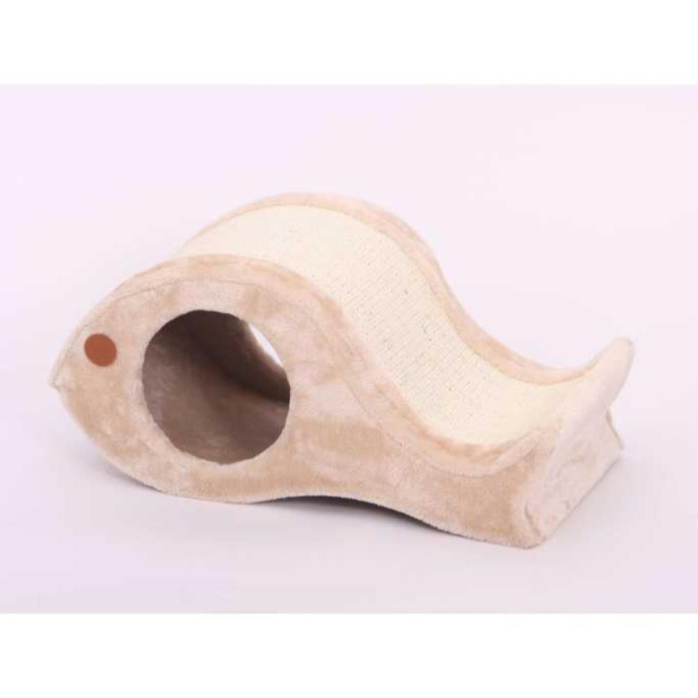 Catry Fish Shape Cat Tree With Scratcher