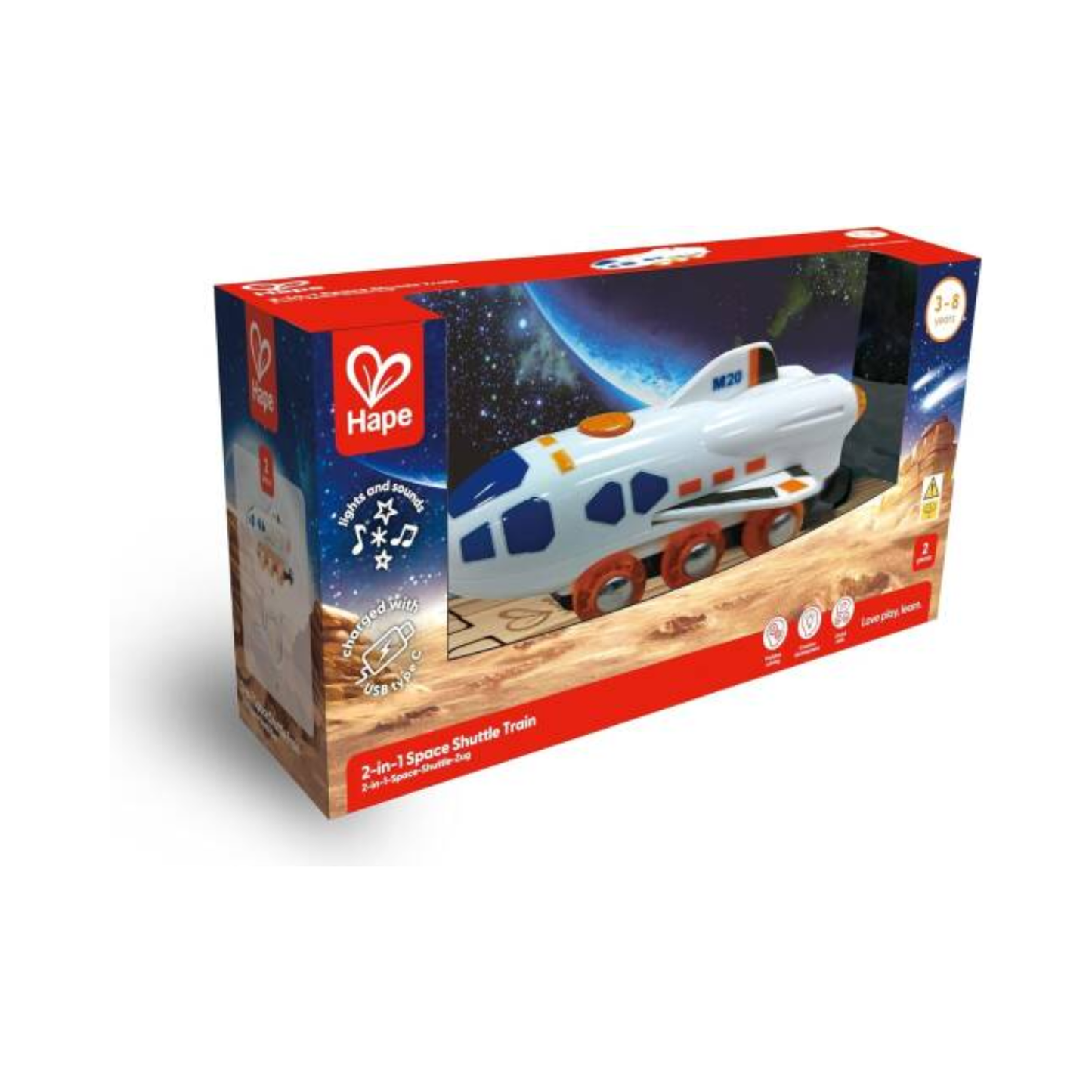 Hape 2 in 1 Space Shuttle Train